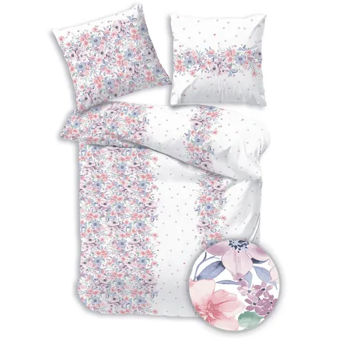 Träumschön Premium Bettwäsche 135x200 oder 155x220 cm, 2-teilig mit Reißverschluss