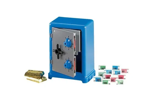 Playmobil® Tresor Spielbausteine, (Set, 1 St., 1 Playmobil Spielset), 1x PLAYMOBIL, 1x Anleitung, 1x Zubehörteile