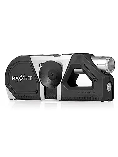 MAXXMEE Laserlevel - Rot, Automatisch, 10 m Reichweite, 15,5 x 2,7 x 5,6 cm, 3 V DC (2 x 1,5 V AAA)