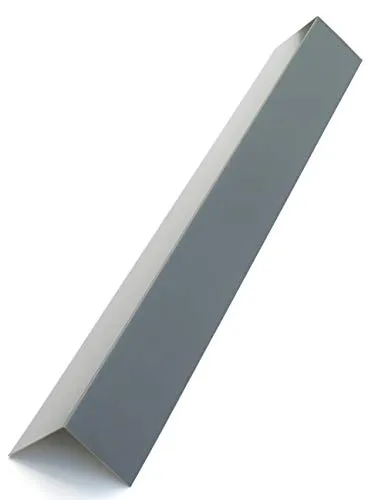 Alu Winkelblech 90° RAL 7016 Anthrazit Grau – 2000mm x 100x100mm – Aluminium Blechwinkel mit Schutzfolie – Winkelprofil Dachblech Fassadenblech Mauerabdeckung UV-beständig