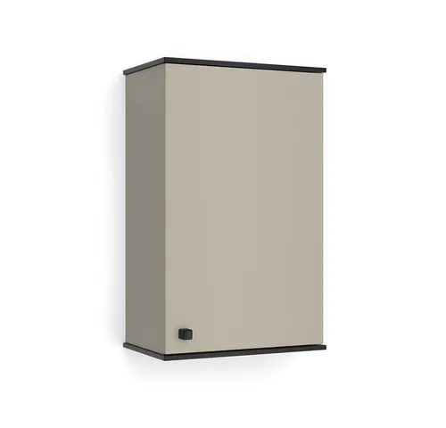 Vicco Hängeschrank Joli, Greige/Schwarz - Moderner Badezimmerstauraum - Hängeschrank Joli in Greige/Schwarz, ideal für stilvolle und platzsparende Badezimmergestaltung. Hochwertige Verarbeitung und einfacher Wandmontage für mehr Ordnung.