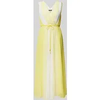 comma Midikleid in Wickel-Optik in GELB, Größe 40 in gelb von comma,