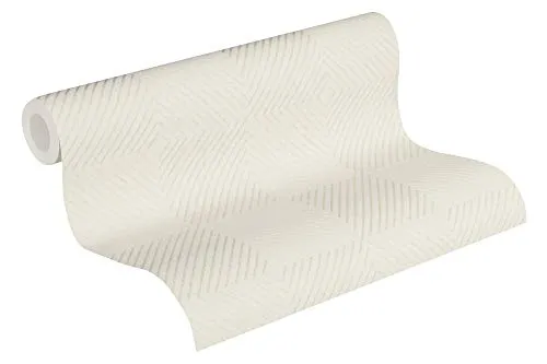 A.S. Création Livingwalls Vliestapete Metropolitan Stories Nils Olsson Copenhagen Tapete geometrisch grafisch 10,05 m x 0,53 m creme metallic Made in Germany 369263 36926-3