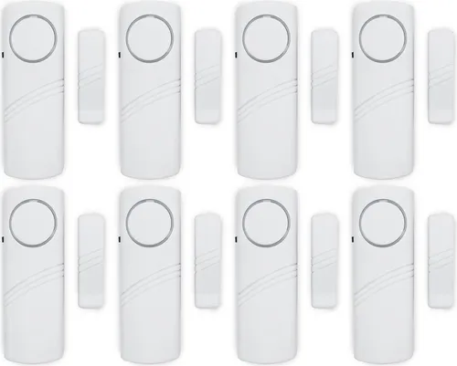 bis 36 Stück Türalarm Fensteralarm Alarmanlage Sirene Alarm Einbruchschutz passend für Fenster Tür 8 Stück 1