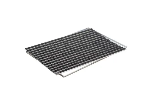 ACO Self Schuhabstreifer 75 cm x 50 cm Rips Anthrazit - Türvorleger für Erwachsene, rutschsicher und leicht zu reinigen, ideal für den Eingangsbereich und sorgt für Sauberkeit im Zuhause.