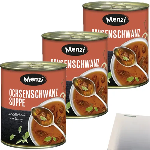 Menzi Ochsenschwanz Suppe 3er Pack