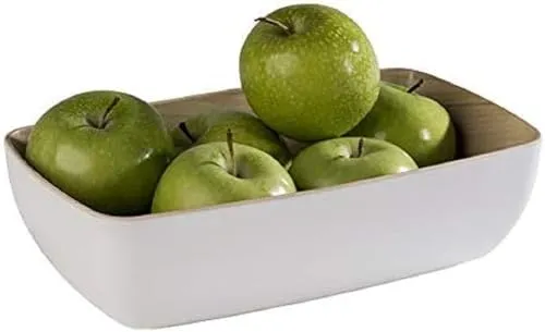 APS Schale „Frida“, 1/4 Bowl - Melamin Obst- und Brotschale, 1,8 Liter - Servierschalen aus robustem Melamin, ideal für Buffets und stilvolle Präsentation von Speisen. Spülmaschinengeeignet und stapelbar für einfache Reinigung und platzsparende Aufbewahrung.