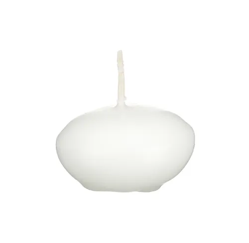 Schwimm Kerzen Weiß Ø 45 mm, 24 Stück, 4 Std, Wachs, RAL Kerzen Qualität, NEU