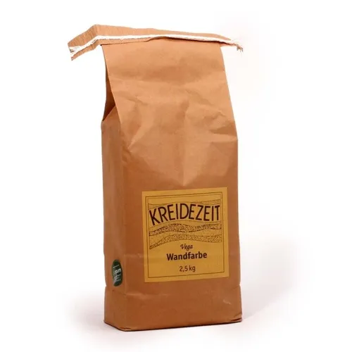 Kreidezeit Vega Wandfarbe 10,00 kg - Hochwertige Acryl Pulverfarbe - Farben - Ideal für umweltbewusste Projekte, sorgt für eine matte, atmungsaktive Oberfläche und einfache Verarbeitung.