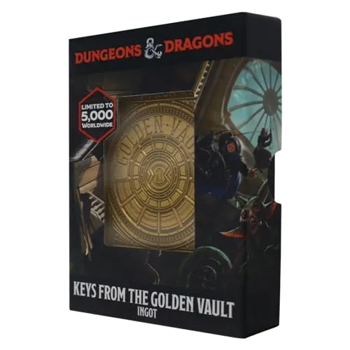 FaNaTtik Dungeons & Dragons Metal Card Keys from The Golden Vault Limited Edition