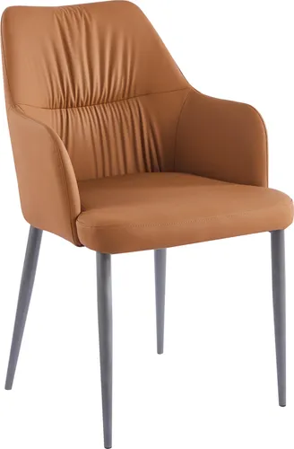 Stuhl Merit 100 2er-Set Camel in braun von Kayoom GmbH