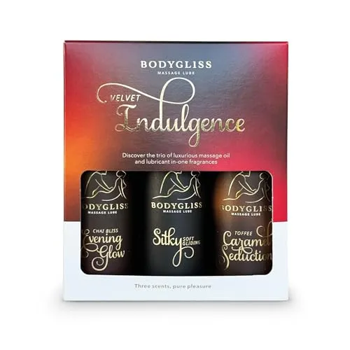 BodyGliss - Travel Edition 3er-Pack - Velvet Indulgence - Set aus 3 praktischen Reisegrößen für samtige Hautpflege. Die luxuriöse Formel sorgt für langanhaltende Geschmeidigkeit ohne Klebrigkeit und ist ideal für unterwegs.