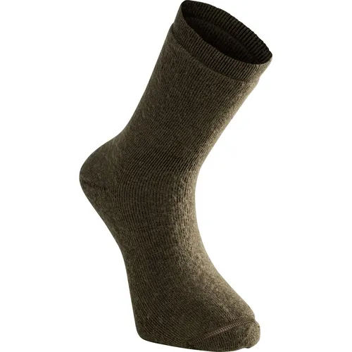 Woolpower Merino Socken Classic 400 pine green, Größe 36-39 - Hochwertige Merinosocken aus Schweden, mit Vollplüsch für besonderen Komfort und Wärme. Ideal für hohe Schuhe, atmungsaktiv und geruchsneutral. Perfekt für kalte Tage!