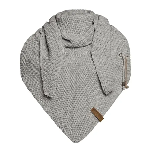 KNIT FACTORY Dreiecksschal Coco in grau von Knit Factory