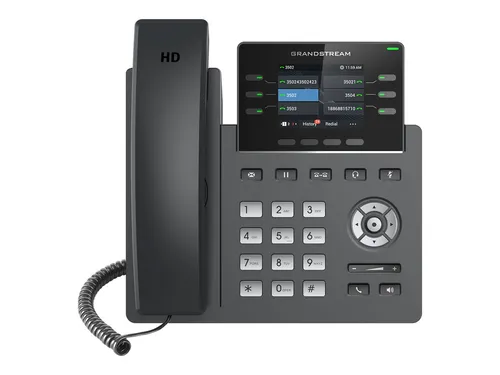 Grandstream IP-Telefon GRP2613W - Festnetztelefon mit 3 SIP-Konten, ideal für Unternehmen, bietet hohe Sprachqualität und benutzerfreundliche Oberfläche.