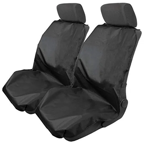 ZOLLNER24 2er Set Sitzschoner für Vordersitz, Polyester, 69x125 cm, universal, wasserdicht