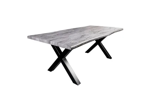 Riess-Ambiente Baumkantentisch WILD 160cm - Industrial Stil - Baumkantentisch in Wildeichen-Design, pflegeleicht und ideal für bis zu 6 Personen. Perfekt für dein Zuhause im Industrial-Stil.