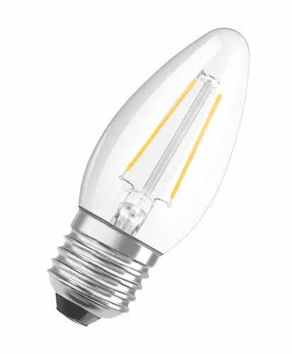 OSRAM Retrofit E27 LED Kerze 5W B40 Dimmbar klar warmweiss wie 40W