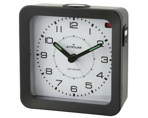 Atrium Funkwecker A660-7 - Wecker mit Funktechnologie, automatische Zeiteinstellung und roter Alarmbereitschaftsanzeige für optimale Lesbarkeit und modernes Design.