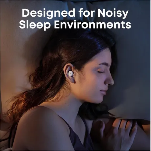 Anker SOUNDCORE Sleep A30 - White - Innovatives Schlaf-Headset mit intelligentem ANC für optimale Geräuschreduzierung und personalisierbare Schlaf-Audio. Ideal für ungestörten Schlaf und komfortables Tragen, besonders für Seitenschläfer.
