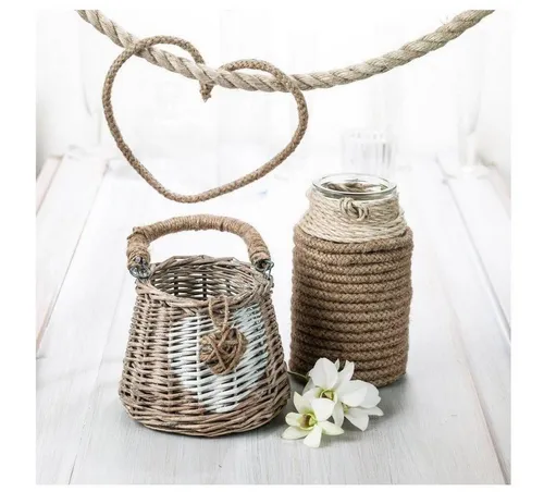 Levandeo® Glasbild, levandeo Glasbild 30x30cm Wandbild Glas Wanddeko Shabby Chic Herz