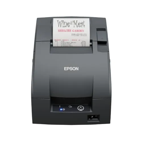 Epson TM-U220IIB, USB, Auto-Cutter, Black - Thermodrucker für Belege, mit automatischem Cutter für effizientes Arbeiten und ideal für Gastronomie und Einzelhandel.