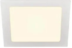 SLV SENSER 18 Deckeneinbauleuchte, LED, eckig, weiß, 3000K von SLV