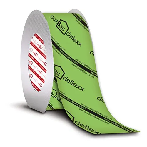10x doitBau deflexx 60 Dampfsperrklebeband 60mm x 25m grün - Das doitBau deflexx 60 Dampfsperrklebeband ist ideal für luftdichte Verklebungen. Es bietet professionelle Qualität für verschiedene Materialien und ist umweltfreundlich sowie robust. Perfekt für Handwerker und Bauprojekte.