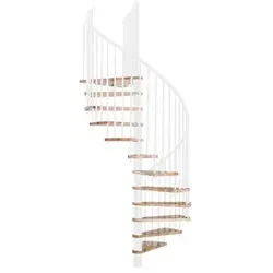 Minka Spindeltreppe Spiral Smart 38 in weiß von Minka