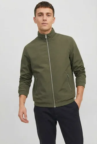 JACK & JONES Jjerush Harrington Bomber Noos Pls - Plus Size - Stylische Plus Size Jacke von Jack&Jones, ideal für Jugendliche. Mit gerippten Ärmelbündchen und praktischem Reißverschluss für optimalen Tragekomfort.