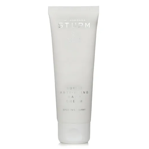 Dr. Barbara Sturm Super Anti-Aging Hand Cream 50 ml - Handcreme mit kraftvollen Anti-Aging-Wirkstoffen für seidig-weiche, geschmeidige Hände. Stärkt die Hautbarriere und versorgt intensiv mit Feuchtigkeit.