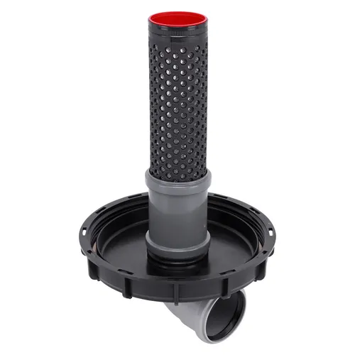 REKUBIK IBC Deckel Filter mit HT-Bogen DN 75 DN 225