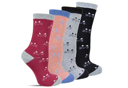 Frostfighter Thermosocken warme Wintersocken für Damen (6-Paar) Vollfrottee Innenfutter, dicke, weiche gefütterte Socken