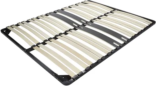 i-flair Lattenrost 200x200 cm - Stabiler Ergo IF28 Lattenrahmen aus Metall - Lattenroste aus robustem Stahl, ideal für alle Betten. Mit 36 Leisten und einer Belastbarkeit von bis zu 180 kg bietet es hervorragenden Komfort und Langlebigkeit.