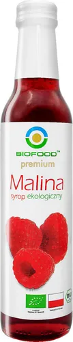 SYROP MALINOWY 250 ml - BIOFOOD