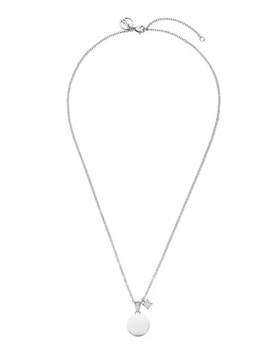 Purelei Gliederkette Poetic mit Coin-Anhänger - Elegante Kette aus Edelstahl mit einem stilvollen Coin-Anhänger und funkelndem Schmuckstein, perfekt für jedes Outfit.