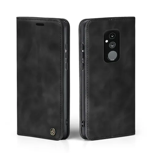 Handy Hülle für Huawei Mate 20 Lite Klapp Magnet Smartphone Cover Case Schwarz