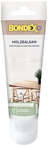 Bondex Holzbalsam, farblos, 100 ml, Bienenwachs Holzpflege, Farb- und geruchlose Holzpolitur, Wachs für alle Holzarten