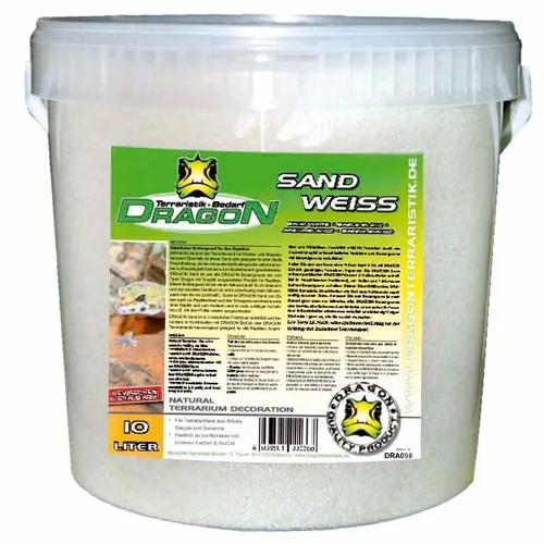 Aquariensand Terrariensand - Weiß - 10L - STAUB FREI