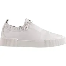Högl Damen Slipper 31393934313038 Weiß 37 EU - Elegante Damen Slipper von Högl aus weißem Glattleder, ideal für den täglichen Einsatz. Die elastische Schnürung ermöglicht ein einfaches An- und Ausziehen, während das Wechselfußbett individuellen Komfort bietet.