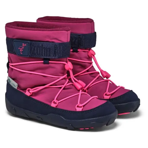 Affenzahn Flamingo Mädchen Winterstiefel in Rosa, Größe 23 - Stiefel für Mädchen, trendiger Flamingo-Style, warmes Fellfutter für optimale Wärme an kalten Tagen.