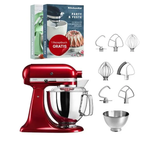 KitchenAid Küchenmaschine KitchenAid 4,8 L 5KSM175 Artisan Küchenmaschine Steellover