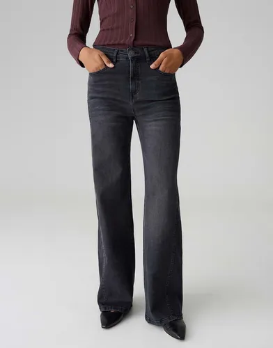 OPUS 5-Pocket-Jeans Miva modern 38 L32 - Moderne 5-Pocket-Jeans in mid iconic grey, aus 89% Baumwolle für hohen Tragekomfort und perfekte Passform, ideal für den Alltag.