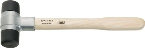 HAZET Kunststoff-Hammer 1952-50 - Hämmer mit auswechselbaren Desmopan-Köpfen, nahezu rückschlagfrei und ideal für präzise Arbeiten an empfindlichen Materialien wie Holz und Metall.