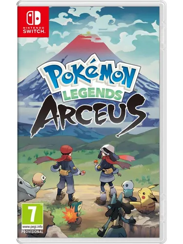 Pokemon Legends: Arceus - Switch RPG Abenteuer - Nintendo Switch-Spiel, das das klassische Pokémon-Gameplay mit neuen Action-Elementen kombiniert und dich in eine faszinierende, nostalgische Sinnoh-Ära eintauchen lässt.