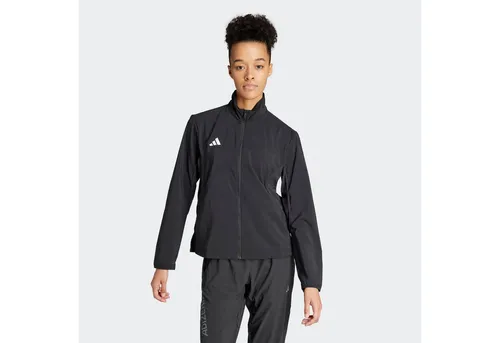 adidas Performance Laufjacke ADIZERO E JCKT schwarz S - Trainingsbekleidung, sportliche Laufjacke aus 100% Polyester mit slim fit für optimale Bewegungsfreiheit und Komfort beim Laufen.