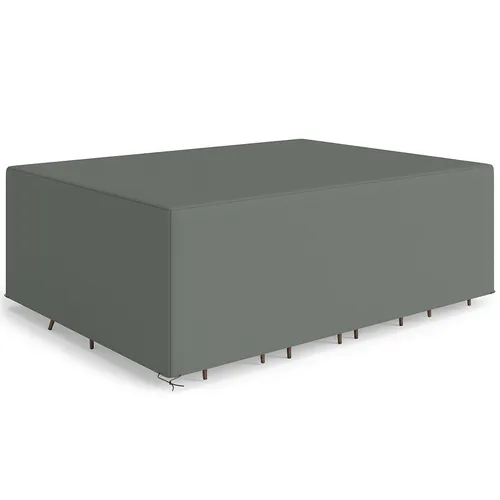 Outsunny Winterfeste Schutzhülle für Gartenmöbel 275x205x90 cm - Wasserdichte Abdeckplane aus robustem Oxford-Gewebe schützt Ihre Gartenmöbel vor Witterungseinflüssen und sorgt für eine längere Lebensdauer. Mit Zugschnurverschluss für sicheren Halt bei Wind.
