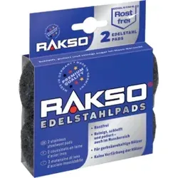 Stahlwolle extrafein VA 2er-Pack RAKSO