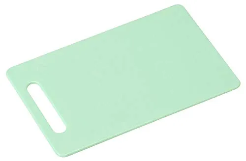Kesper Kunststoff Schneidebrett mit Griff 24 x 15 cm, Frühstücksbrettchen mint, Küchenbrett, Brotzeitbrett, Jausenbrettchen