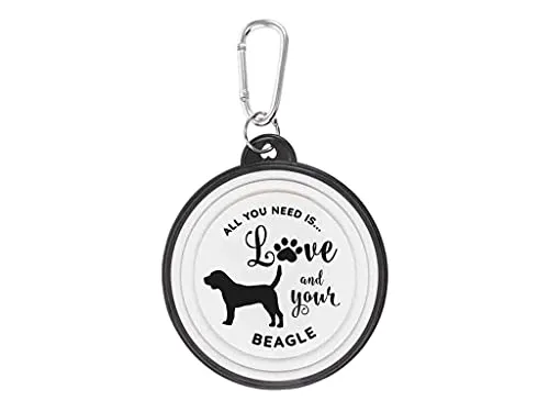 bb Klostermann Reisenapf Hundenapf Beagle, BPA-freies Silikon